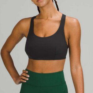 Lululemon Wunder Train Bra Size 6 Black